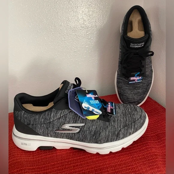 WOMENS….SKECHERS GO WALK ULTRA PILLARS ATHLETIC SHOES - Picture 7 of 15